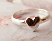 From the Heart - Artisan Stacking Ring in Sterling Silver