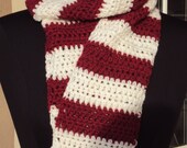 Candy Cane Stripes Scarf  ---  Ready to Ship