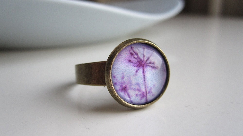 purple star plant ring