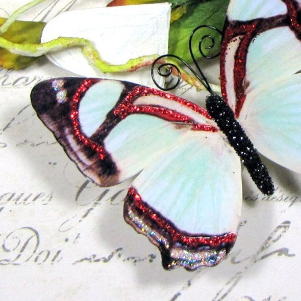 Butterfly Embellishments Peppermint Twist