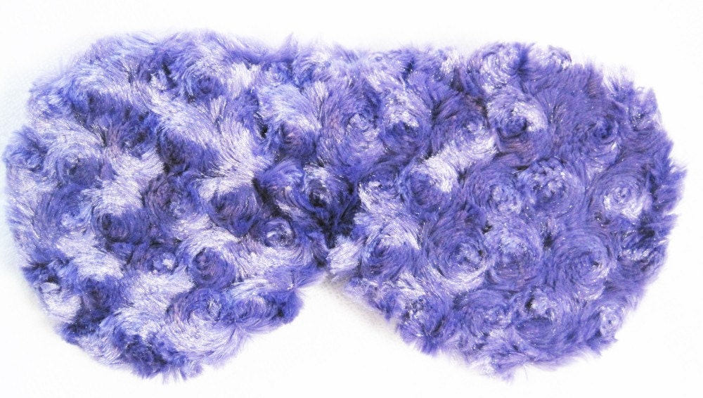 Silk Luxury Sleep Mask in Purple Passion Swirl Minky