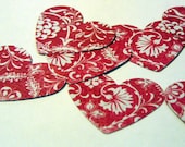 Red Floral Hearts