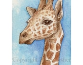 Giraffe ACEO - Open Edition Print