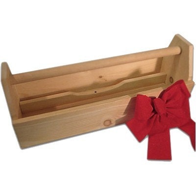 Carpenters Wooden Toolbox Sewing Caddy Wood Tool Box