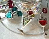 Wine Charms Fun Cocktail Assortment set of 5
