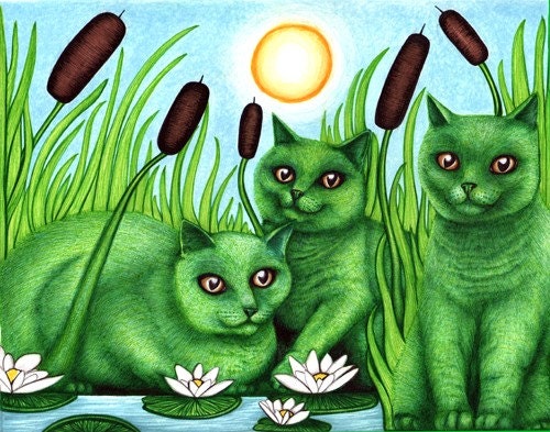 Cattails - 8x10 archival giclee print