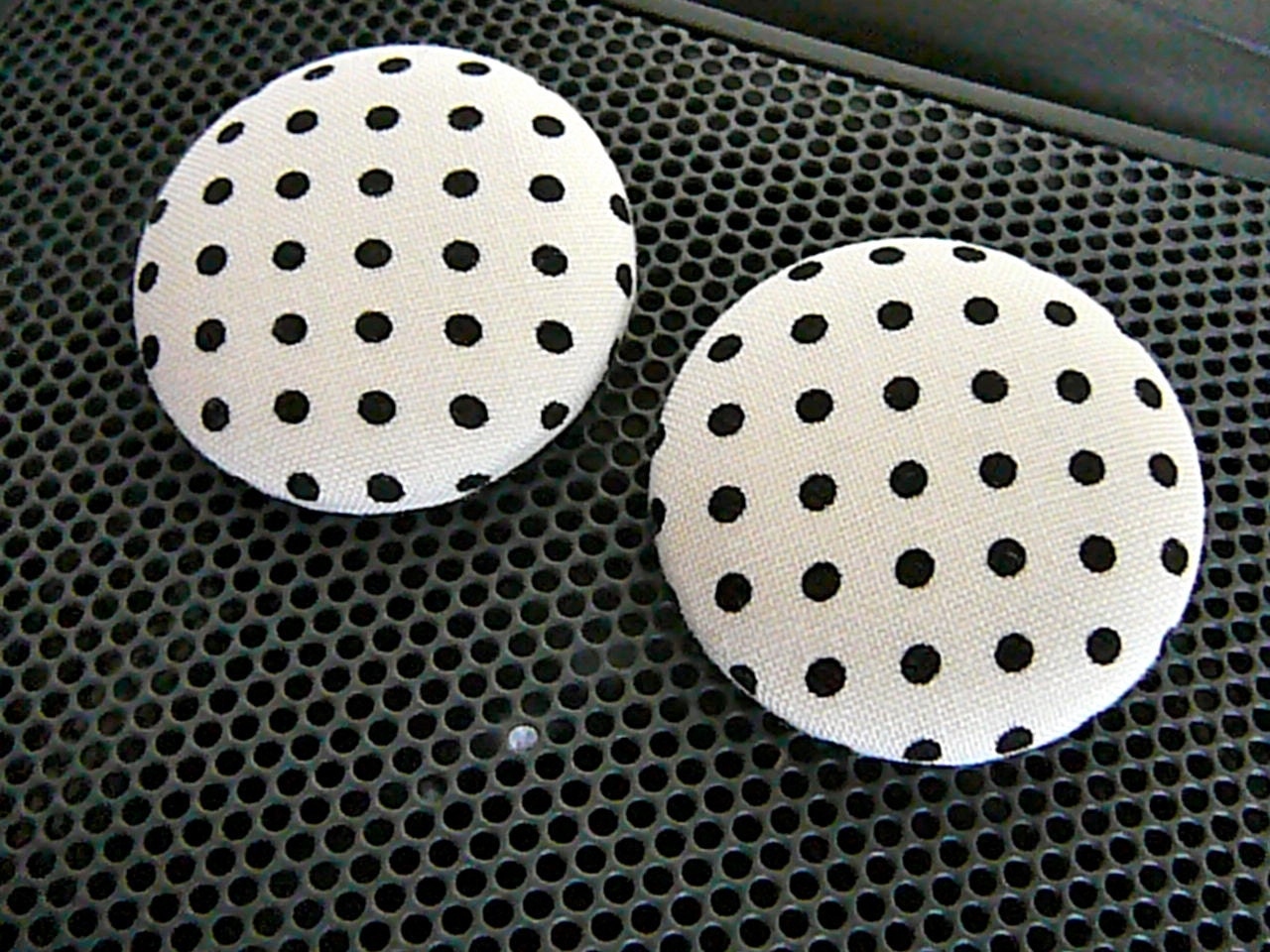 Polk-a-Dot - Button Earrings