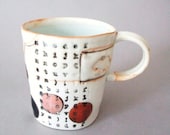 porcelain cup with translucent bottom