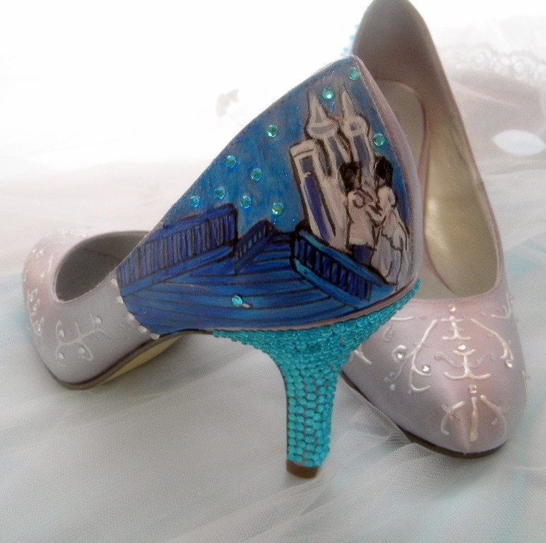 Wedding Shoes Fairy tale wedding Cinderella Glass slipper