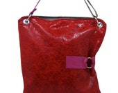 Red Leather Bag - The Luella
