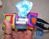Poo Bag Dispenser - Rainbow Squares