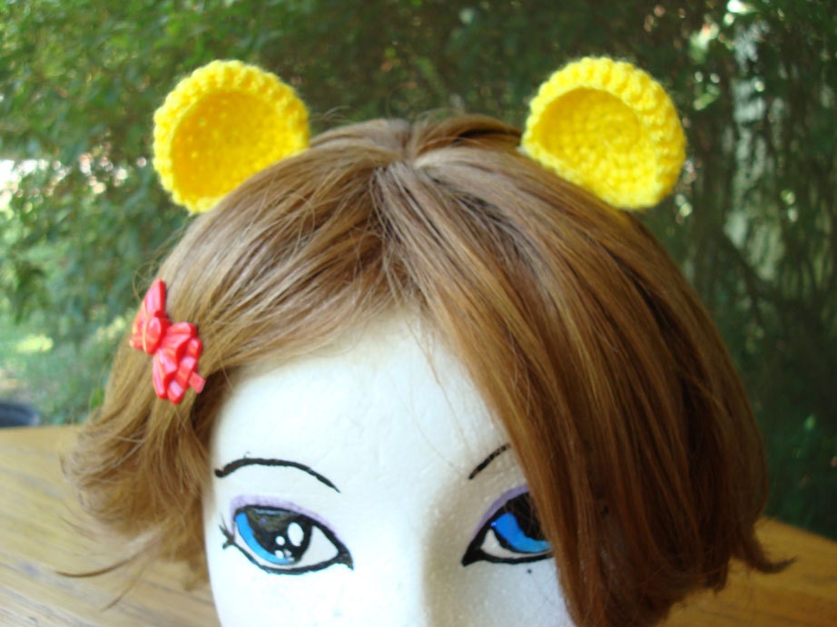 Clip In Baby Bear Ears Pick Your Color