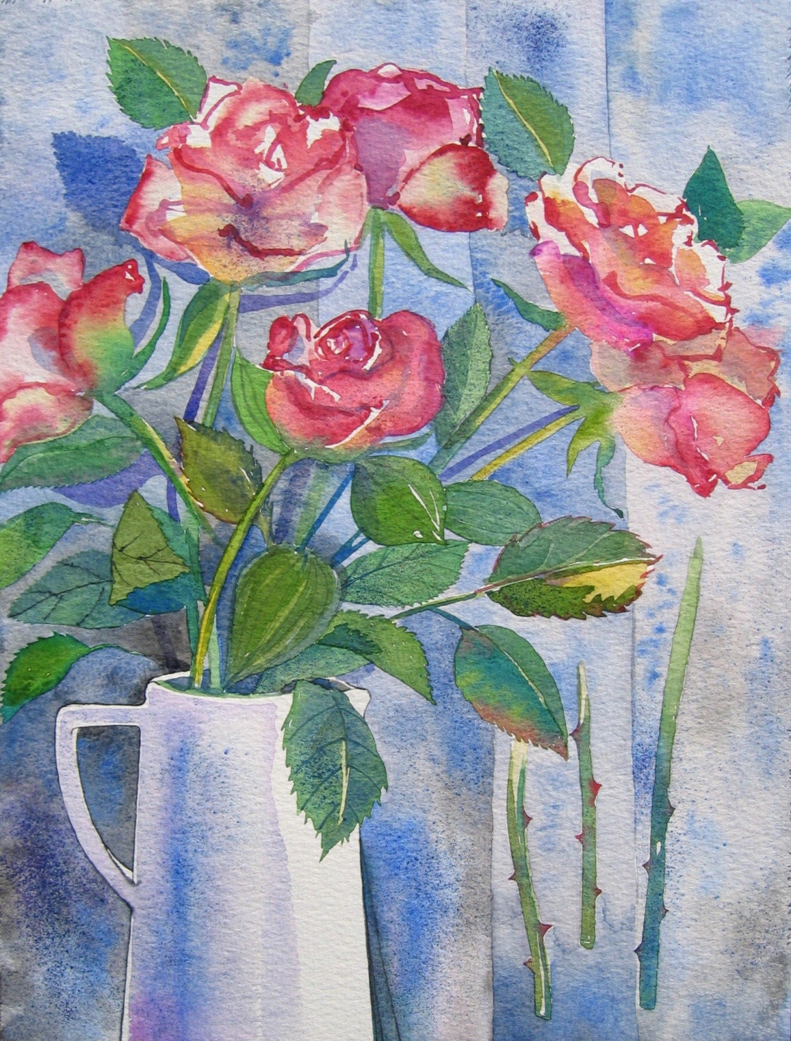 Roses - Original Watercolour Painting