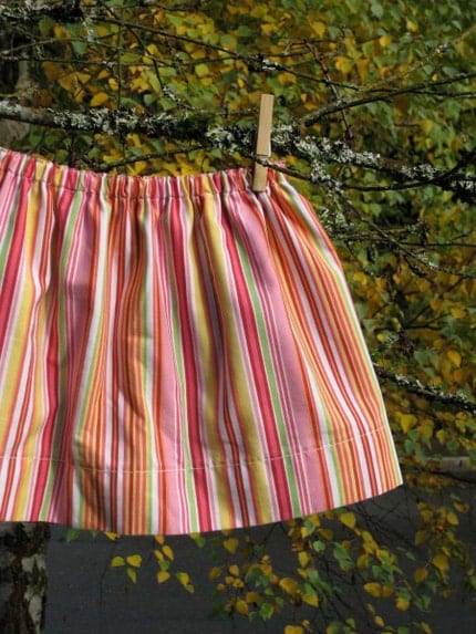 Reserved Listing for Bev Candy Stripe Eco Toddler Skirt 4T