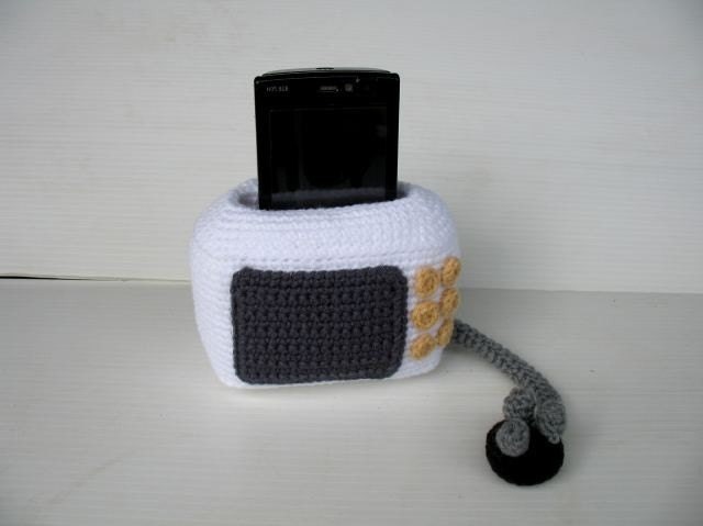 Crochet Pattern - Cell Phone Holder - MICROWAVE