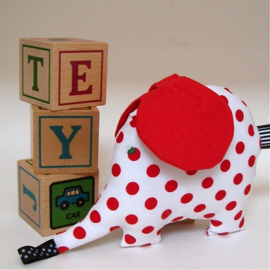 retro elephant baby stuffed toy / I'm such a softie