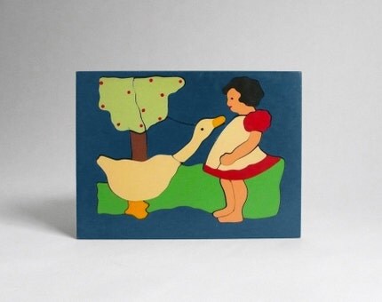 Girl and Goose Puzzle