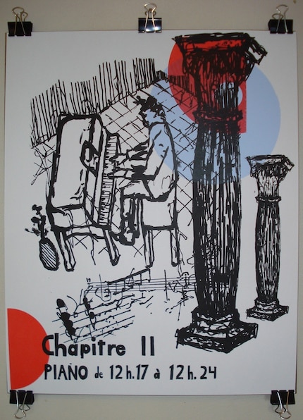 Piano From 12(17) to 12(24) - French Music Screen Print Poster - 16 x 20 inches