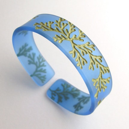 algal bloom pattern bracelet