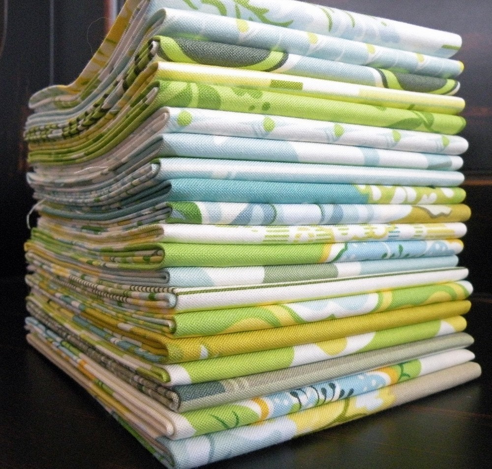 Nicey Jane by Heather Bailey for Free Spirit, Set of 20 Fat Quarters--Porch Swing Colorway