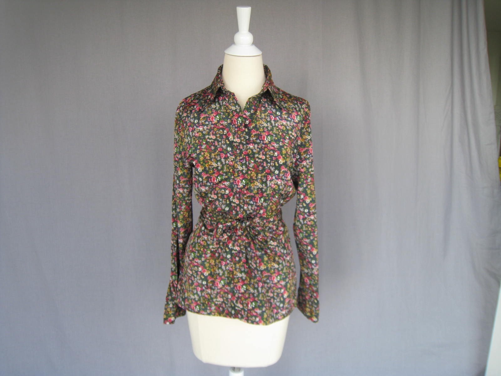 vintage LIBERTY PRINT long sleeved blouse