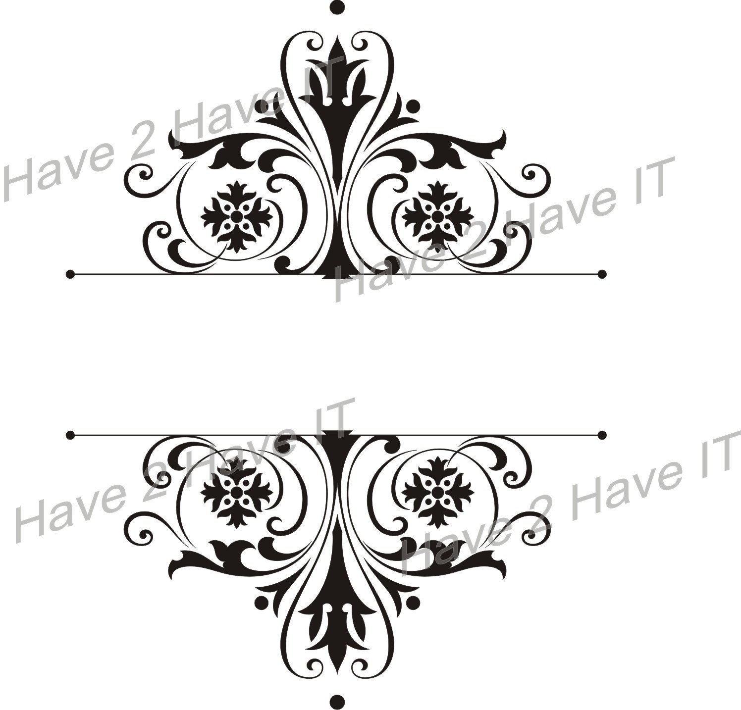 1 Damask SVG, AI, EPS, CDR vector files and FREE JPG High Resolution file