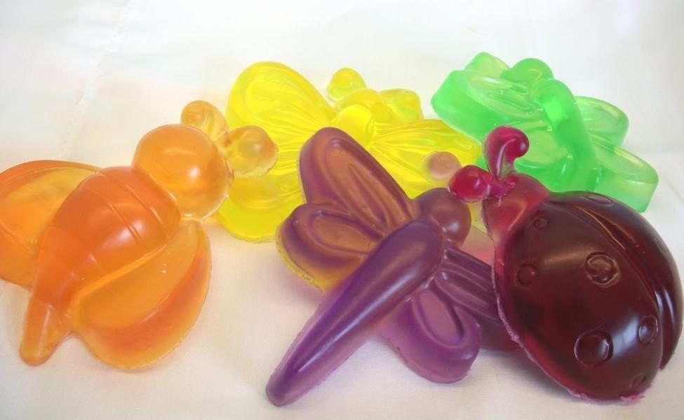Bug Soap - Set of 5 You Pick The Colors and Scents