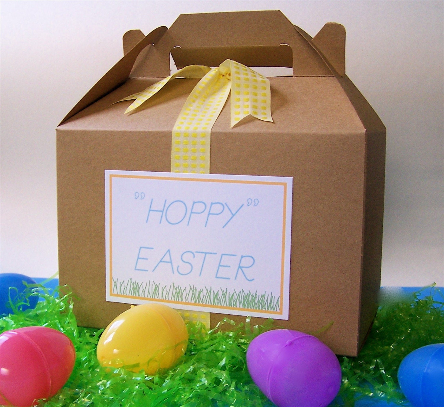 Easter Gable Party Boxes / lunch box/ party favors