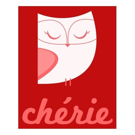 Cherie (Darling Owl) - 8 x 10 Archival Giclee Print