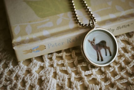 Little Deer-pendant necklace