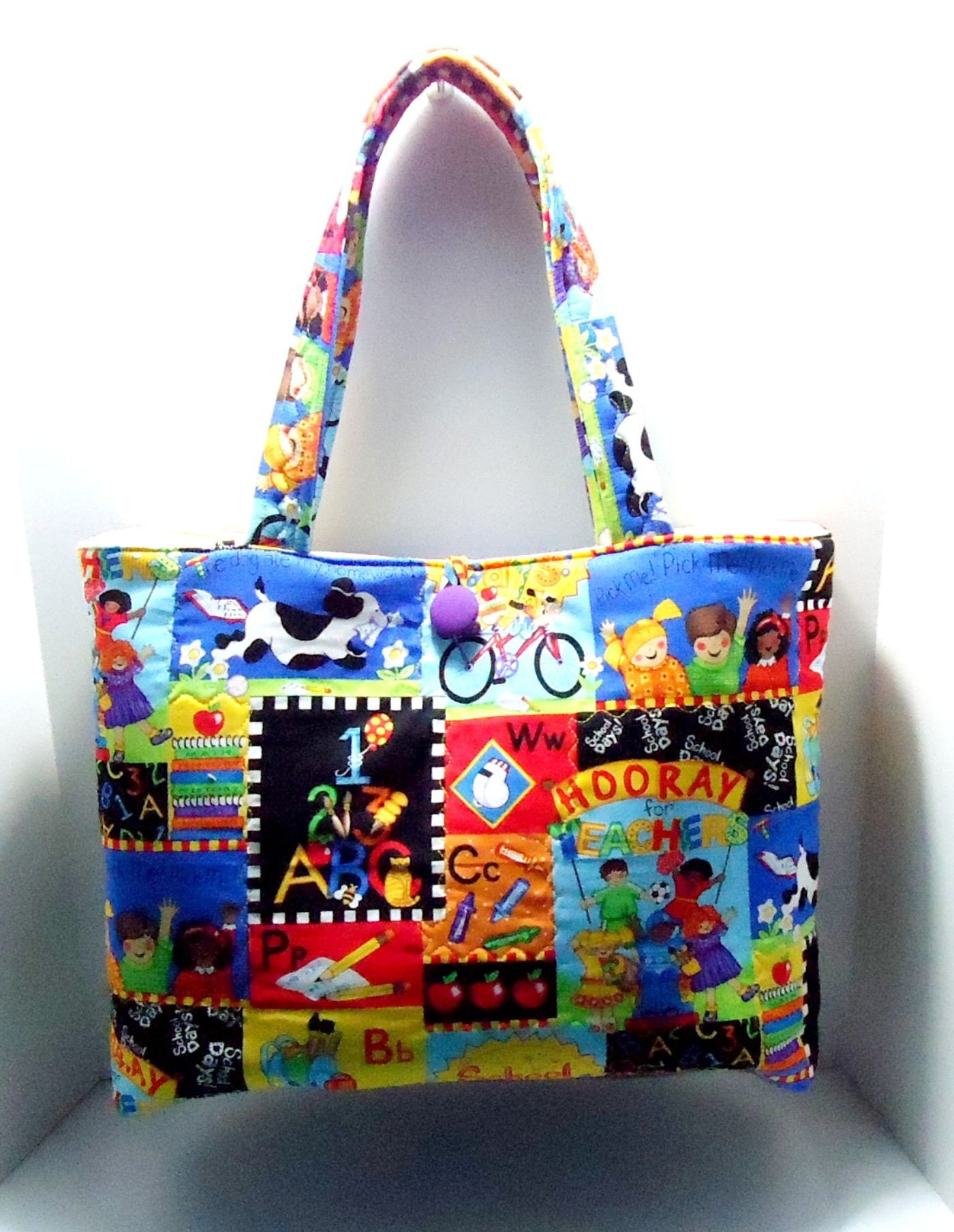 School Days Quilted Tote