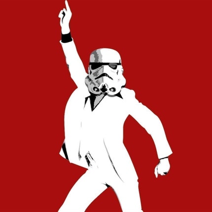 DISCO TROOPER - 8x10 Archival Giclee Print - It Might Be the Night Fever - UrbanSplendor on Etsy