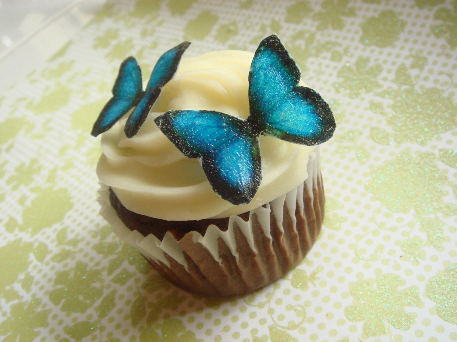Edible Butterflies - 20 small blue