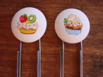 Colorful Cupcake Bookmarks/Paperclips