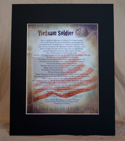 Vietnam 
Soldier Tribute montage with poem