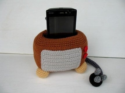 Crochet Pattern - Cell Phone Holder - TELEVISION