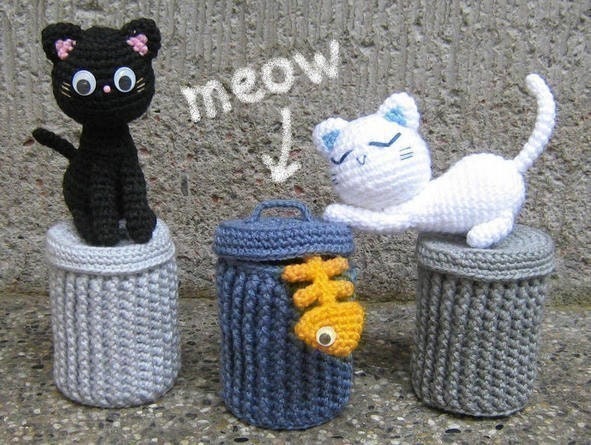 Alley Cats - Amigurumi Pattern - PDF Crochet