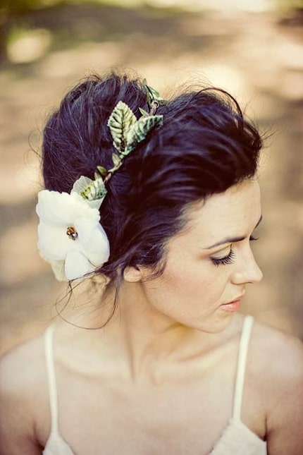 Nature girl halo in ivory