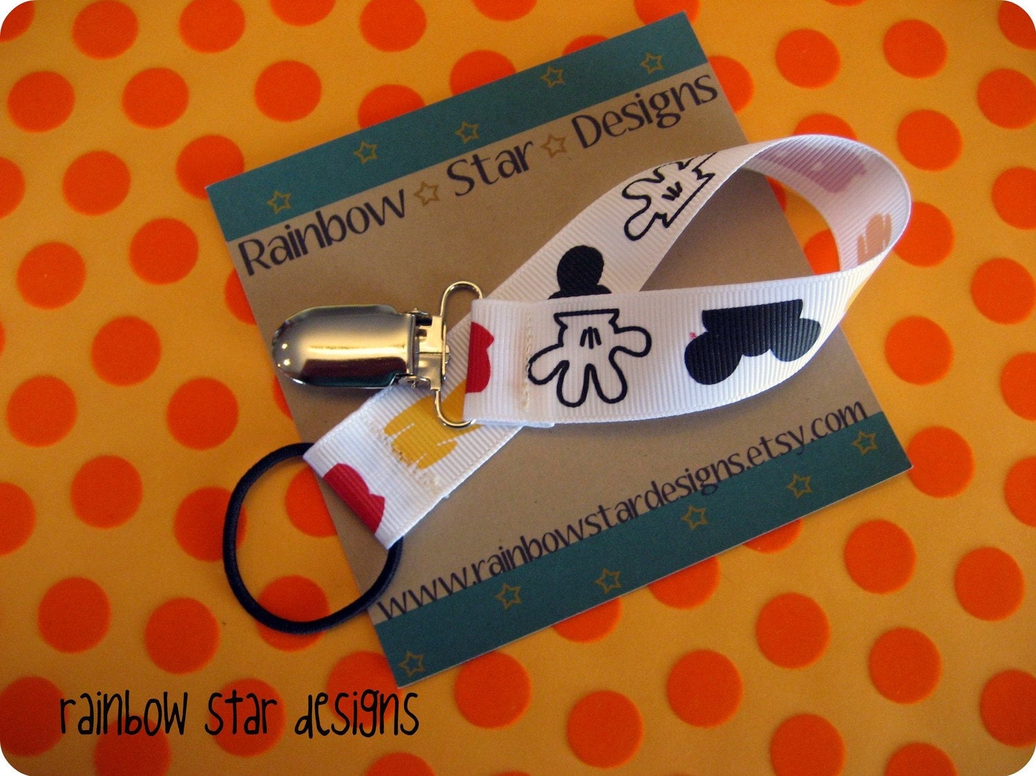Mickey Mouse Pacifier Holder, Toy Holder