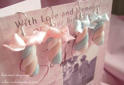 Marshmallow earrings