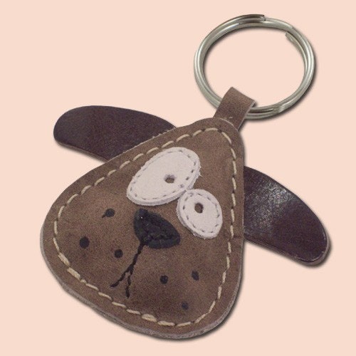 Cute little dog keychain
