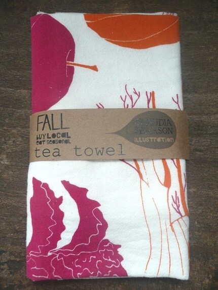 Fall Tea Towel