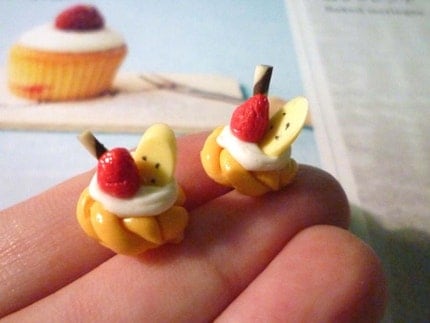 Fruit Pie Earrings