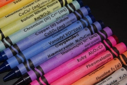 chemistry crayons