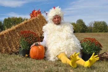 Adult Halloween Custom Chicken Costume Mens/ladies Sizes Small/Medium/Large/XLarge
