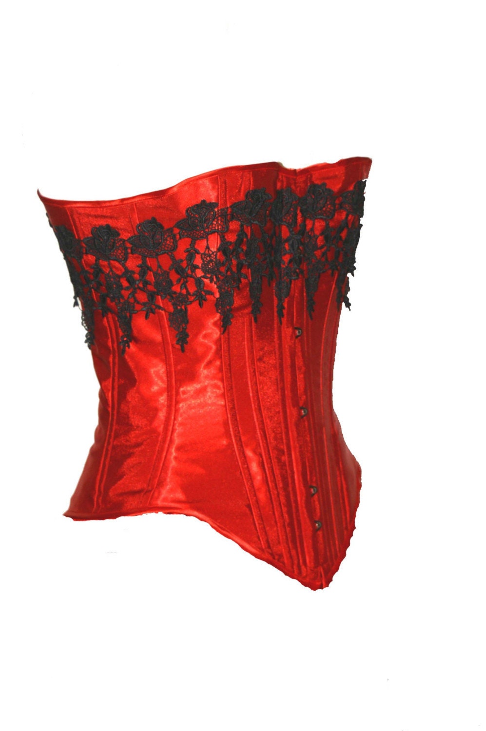 blood red corset