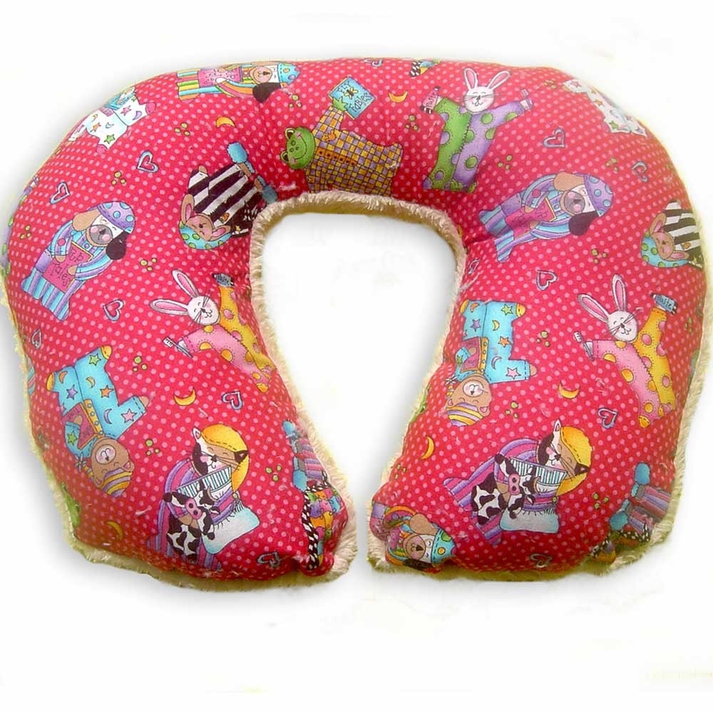 Traveling Toddler - Slumber Party- Minky Soft Luxury Travel Neck Wrap Pillow