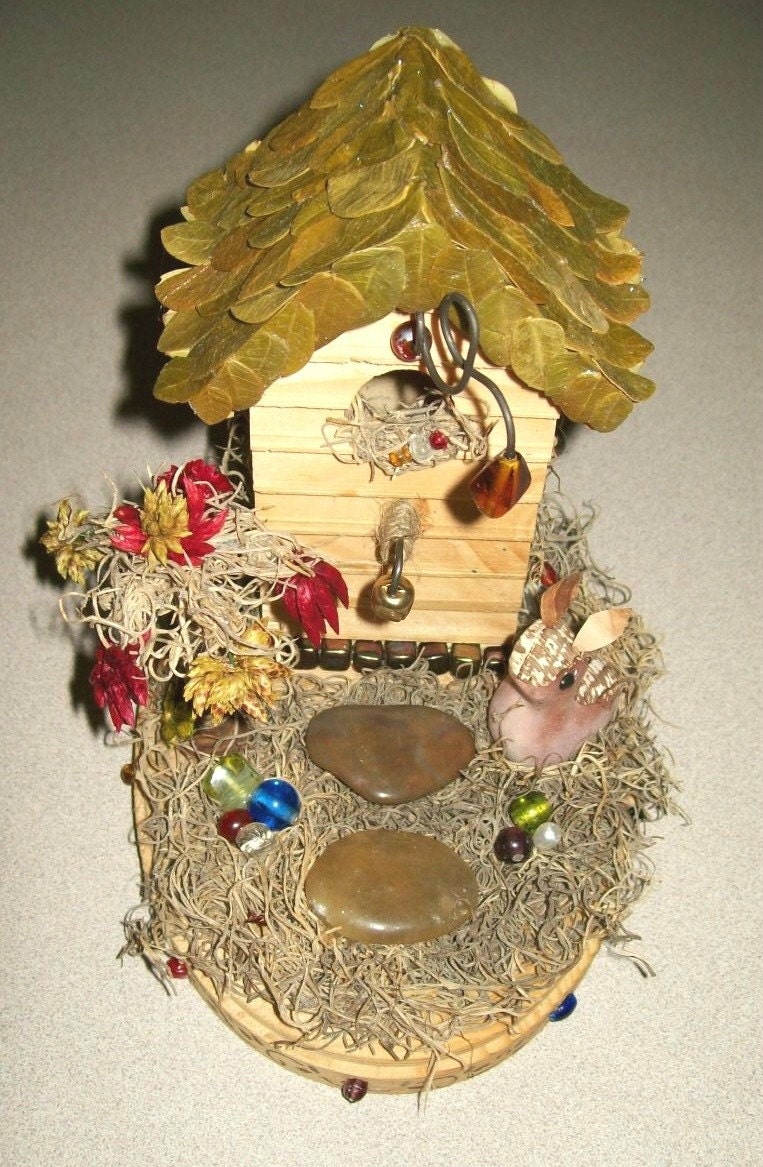 Fairy House - Earth Fairy, Forest Fairy, Wood Fairy - Perfect Fae Home NEW LOW PRICE 10.00 OFF
