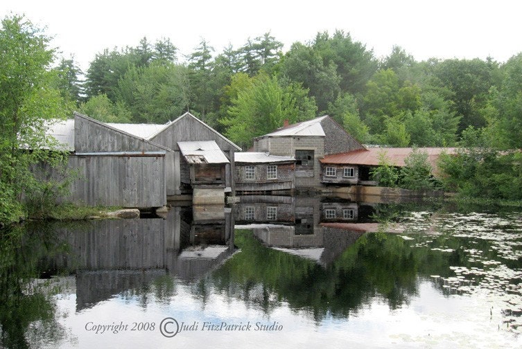 The Old Saw Mill 8x12 inch Photo, Black Mat