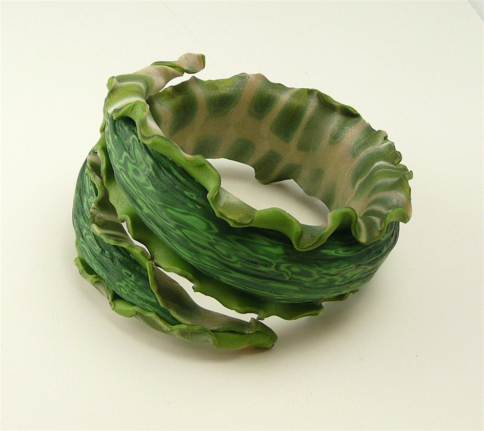 Green Nudibranch Bracelet